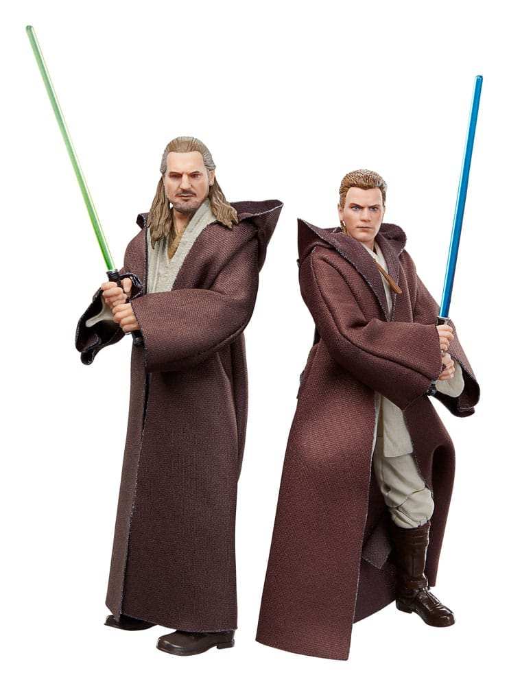 Star Wars Black Series Episode I 3er-Pack Qui-Gon Jinn, Darth Maul, Obi-Wan Kenobi 15 cm - Smalltinytoystore