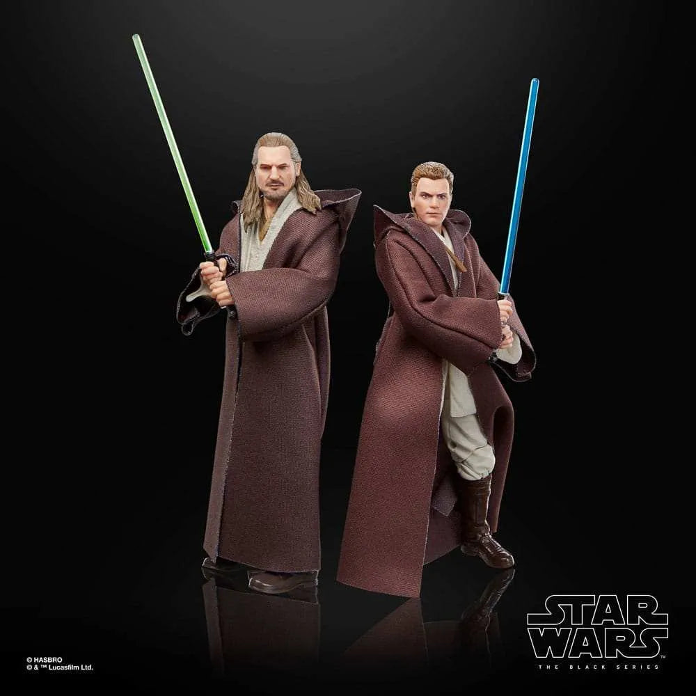 Star Wars Black Series Episode I 3er-Pack Qui-Gon Jinn, Darth Maul, Obi-Wan Kenobi 15 cm - Smalltinytoystore