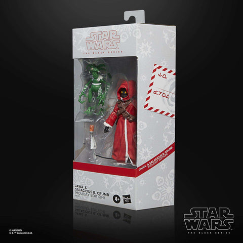 Star Wars Black Series Holiday Edition JAWA & SALACIOUS B. CRUMB - Smalltinytoystore