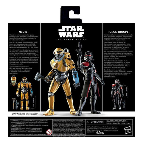 Star Wars Black Series Obi-Wan Kenobi Black Series 2er-Pack NED-B & Purge Trooper Exclusive 15 cm - Smalltinytoystore