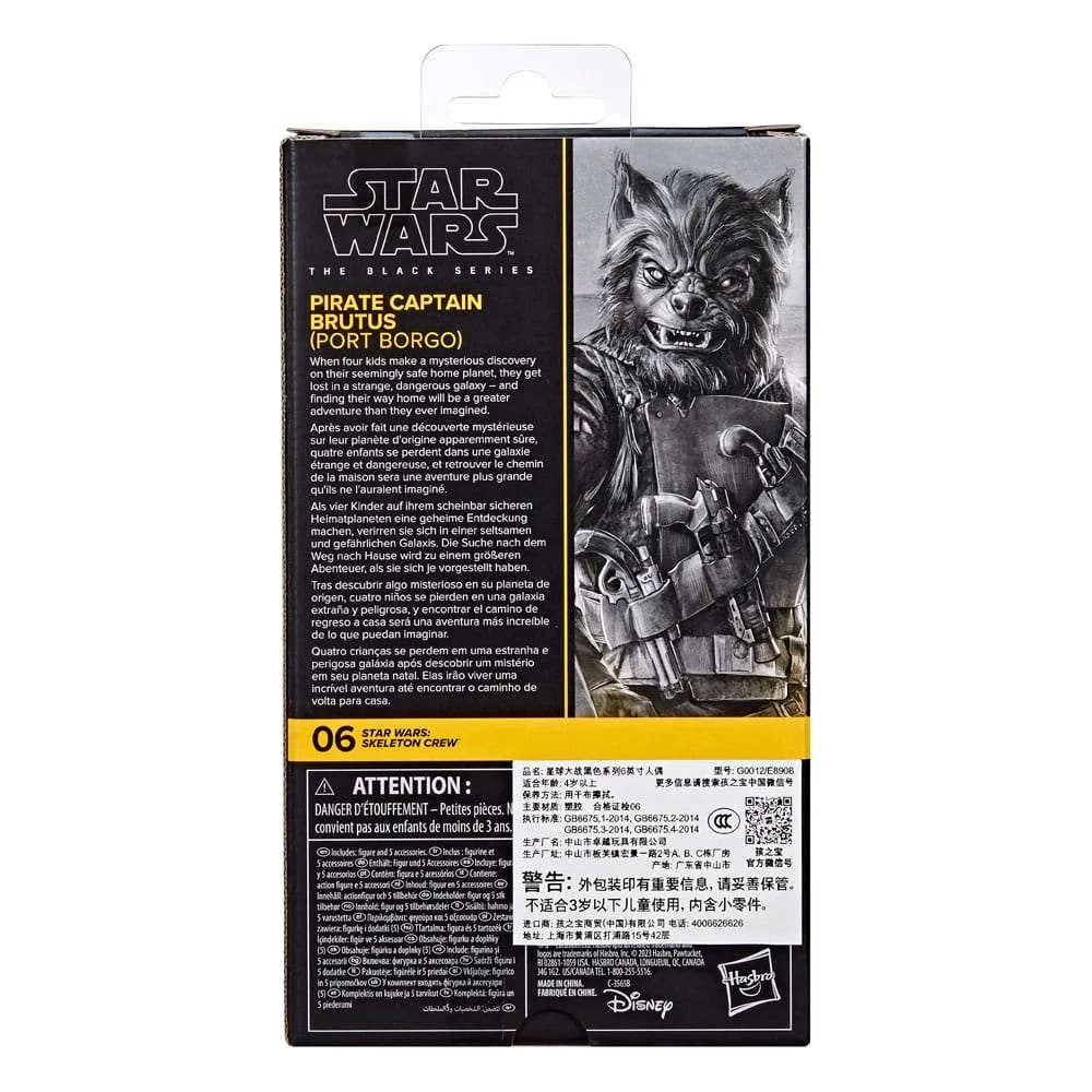 Star Wars Black Series Skeleton Crew Pirate Capitaine Brutus (Port Borgo) 15 cm - Smalltinytoystore