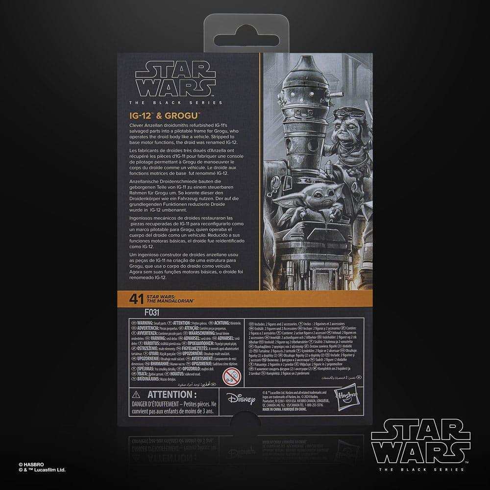 Star Wars Black Series The Mandalorian 2er-Pack IG-12 & Grogu 15 cm - Smalltinytoystore