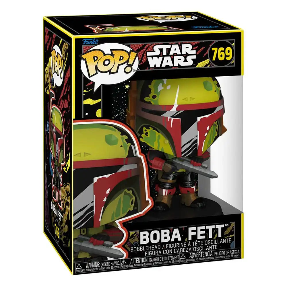 Star Wars : Book of Boba Fett POP! TV Vinyl Figur Boba Fett(Retro) 9 cm - Smalltinytoystore