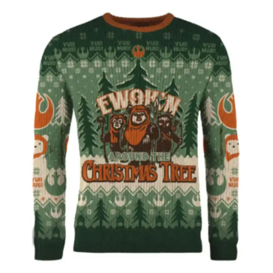 Star Wars Christmas Pullover Ewok'n around the Christmas Tree  Größe S