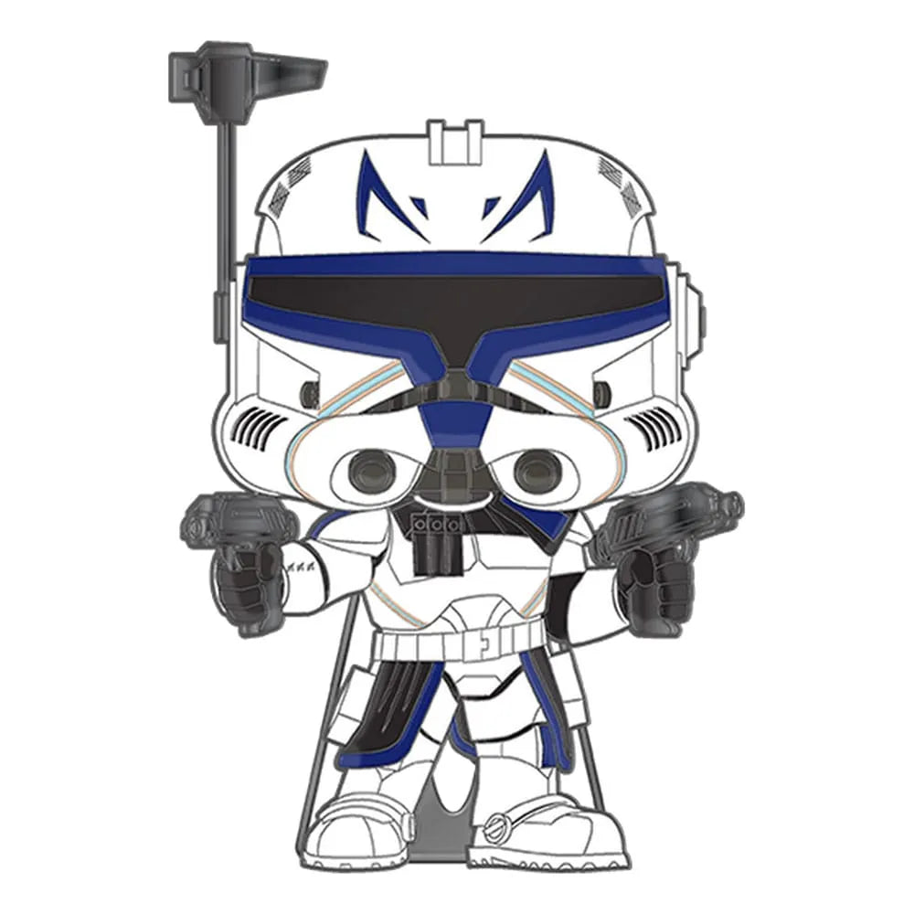 Star Wars Clone Wars Loungefly POP! Pin Ansteck-Pin Captain Rex (Glow-in-the-Dark) 10 cm - Smalltinytoystore