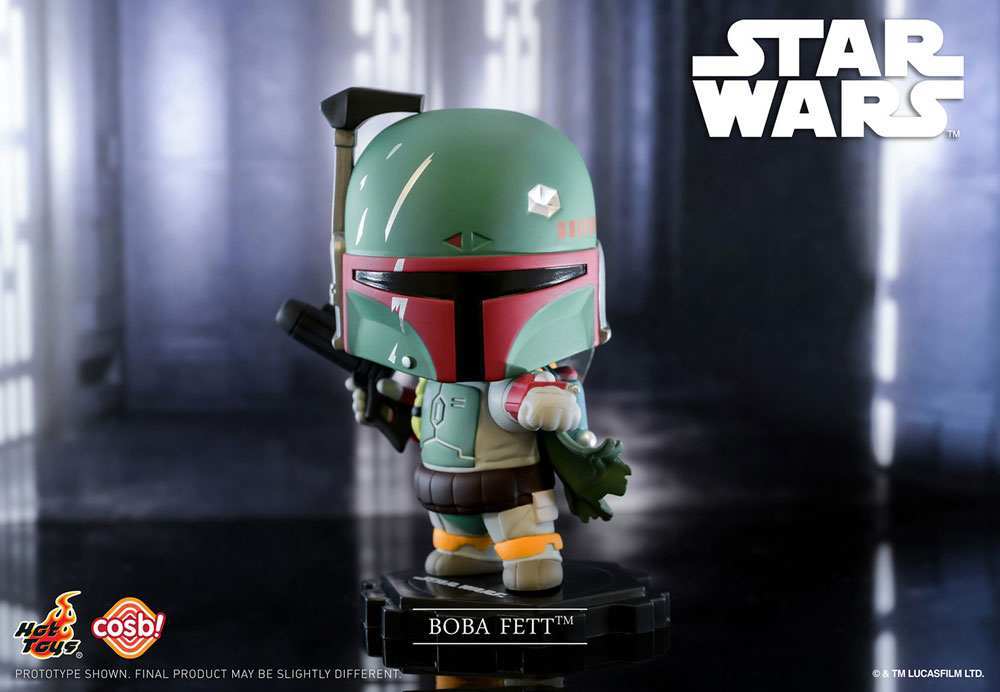 Star Wars Cosbi Minifigur Boba Fett White 8 cm - Smalltinytoystore