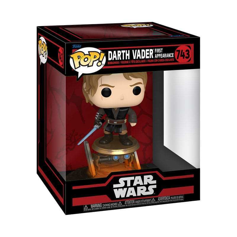 Star Wars: Dark Side POP! Deluxe Vinyl Figur Darth Vader (First Appearance) 9 cm - Smalltinytoystore