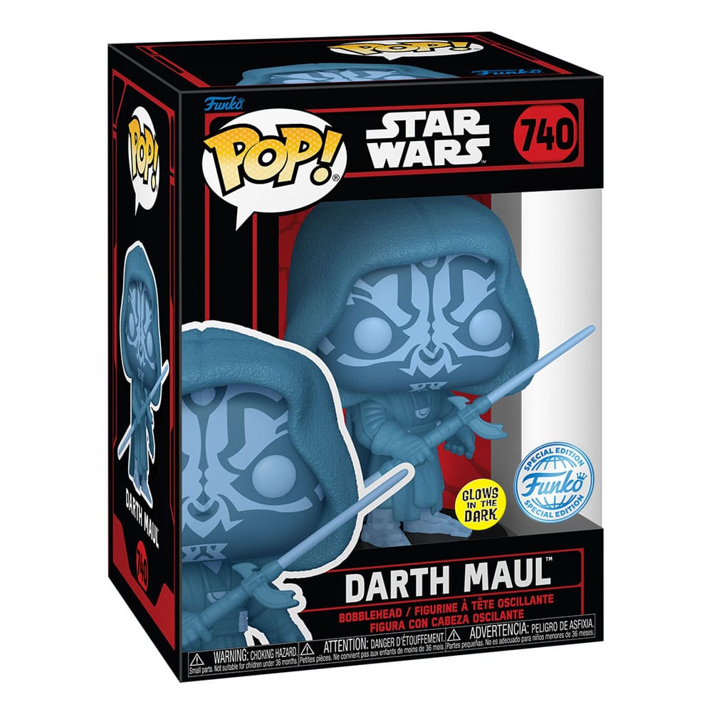 Star Wars: Dark Side POP! Vinyl Figur Darth Maul(holo)(GW) 9 cm - Smalltinytoystore
