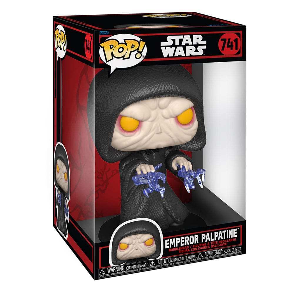 Star Wars: Dark Side Super Sized Jumbo POP! Vinyl Figur Palpatine 25 cm - Smalltinytoystore