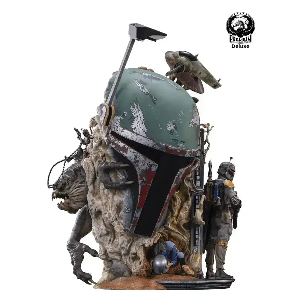 Star Wars Das Imperium schlägt zurück Fine Art Büste Boba Fett Deluxe Edition 50 cm