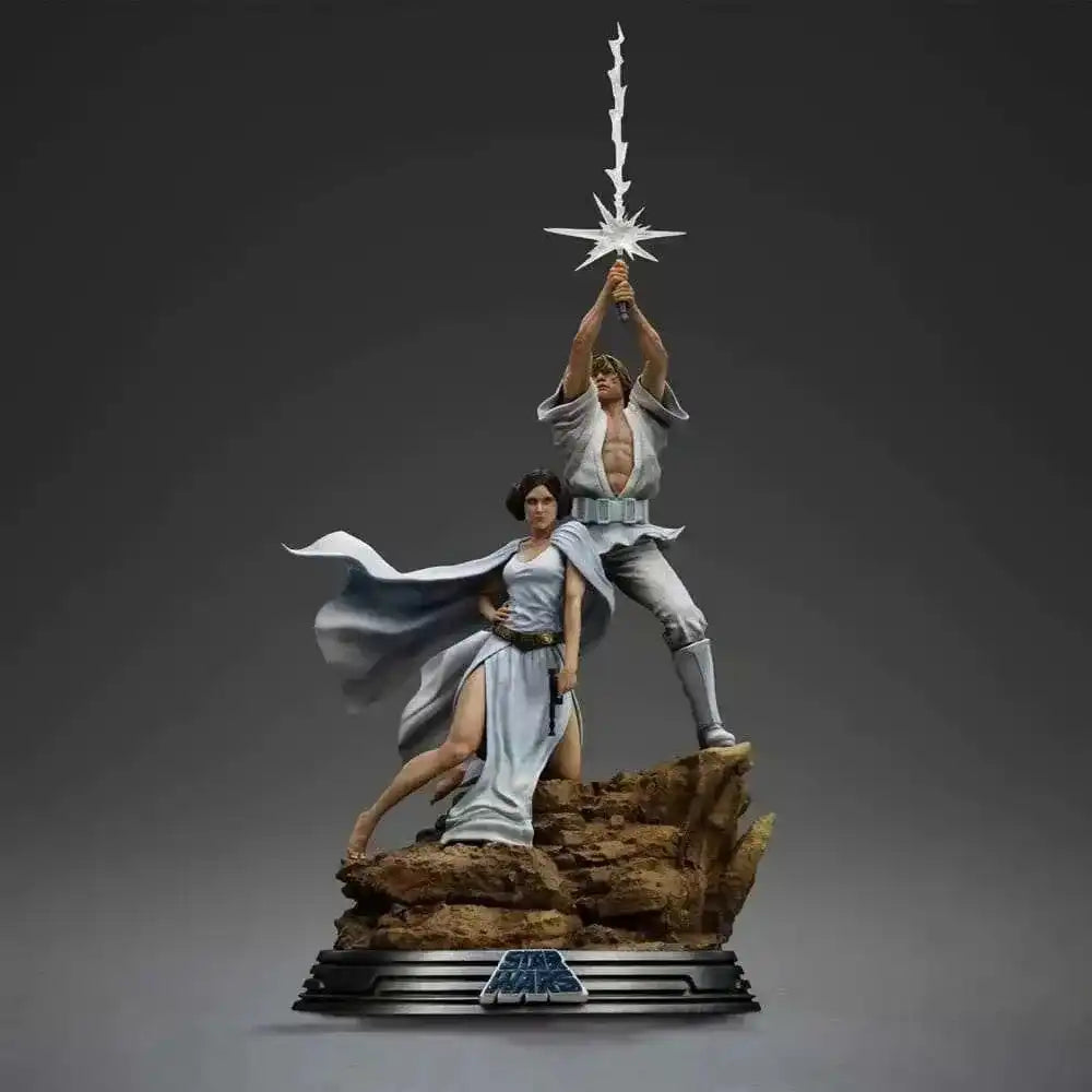 Star Wars Deluxe Art Scale Statue 1/10 Luke and Leia 41 cm - Smalltinytoystore