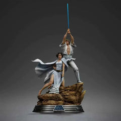 Star Wars Deluxe Art Scale Statue 1/10 Luke and Leia 41 cm - Smalltinytoystore
