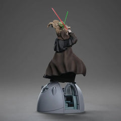 Star Wars Deluxe Art Scale Statue 1/10 Yoda vs Emperor Palpatine (CCXP Exclusive 2024) 31 cm - Smalltinytoystore