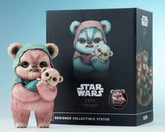 Star Wars Designer Statue Ewok by Mab Graves Pink Variant 18 cm - Smalltinytoystore