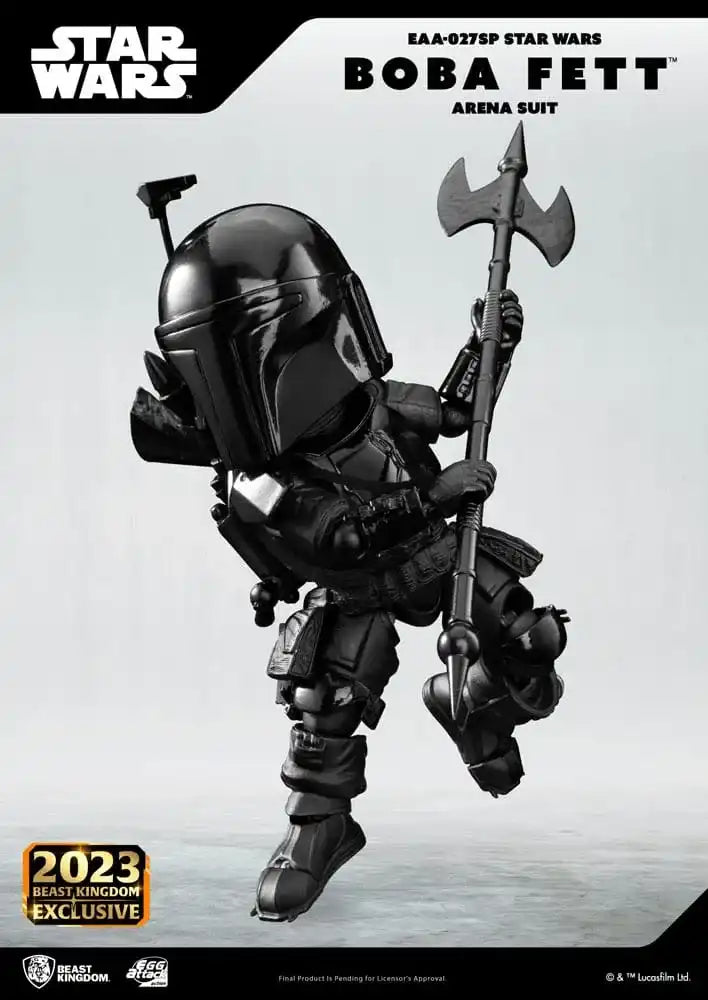 Star Wars Egg Attack Statue Boba Fett Arena Suit 17 cm - Smalltinytoystore
