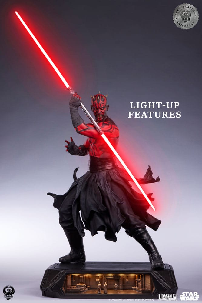 Star Wars Epic Series Statue 1/3 Darth Maul Platinum Exclusive 86 cm - Smalltinytoystore