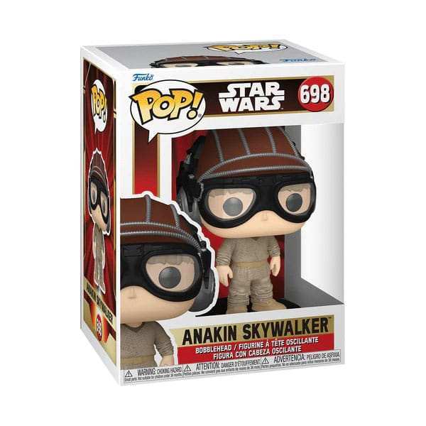 Star Wars: Episode I - Die dunkle Bedrohung Anniversary POP! Vinyl Figur Anakin w/Helmet 9 cm - Smalltinytoystore