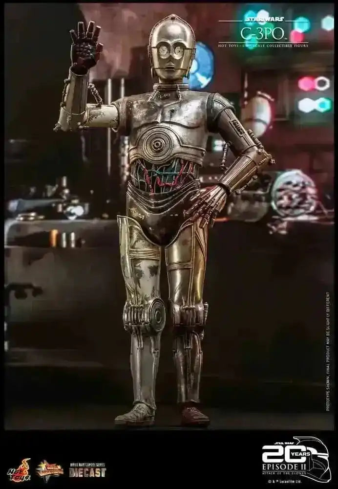 Star Wars Episode II 1/6 C-3PO 29 cm HOT TOYS - Smalltinytoystore