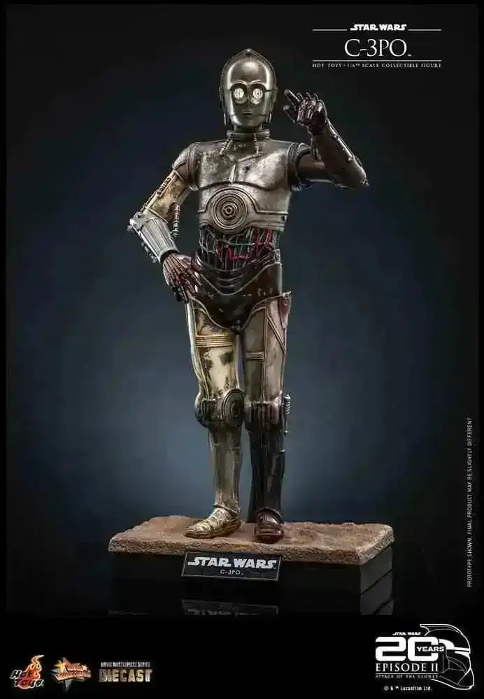 Star Wars Episode II 1/6 C-3PO 29 cm HOT TOYS - Smalltinytoystore