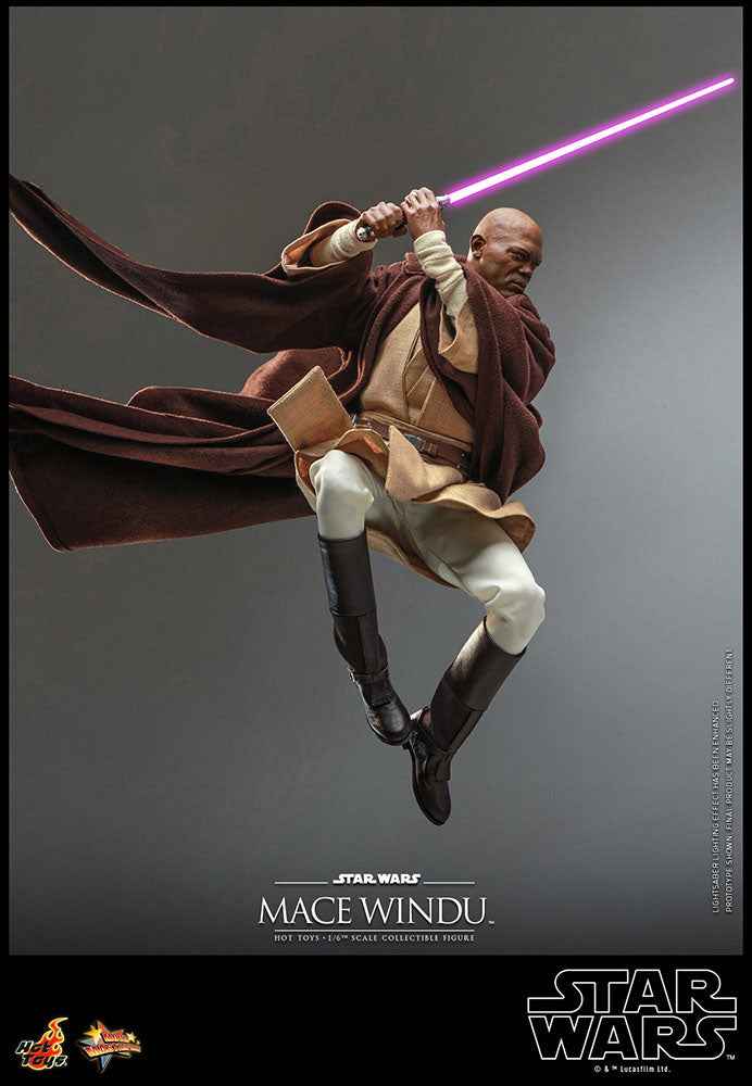 Star Wars Episode II 1/6 Mace Windu 32 cm - Smalltinytoystore