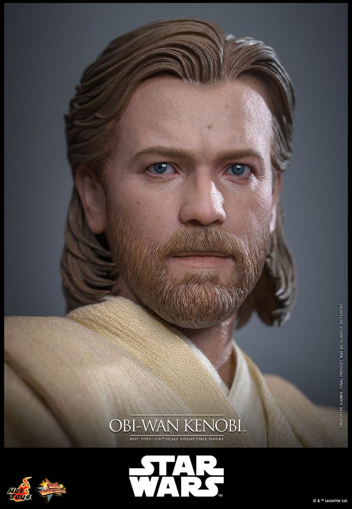 Star Wars: Episode II - Angriff der Klonkrieger Actionfigur 1/6 Obi-Wan Kenobi 31 cm - Smalltinytoystore