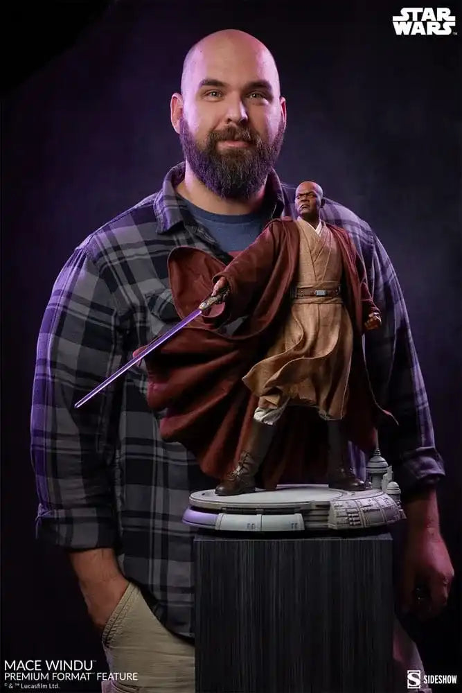 Star Wars Episode III Premium Format Figur Mace Windu 53 cm - Smalltinytoystore