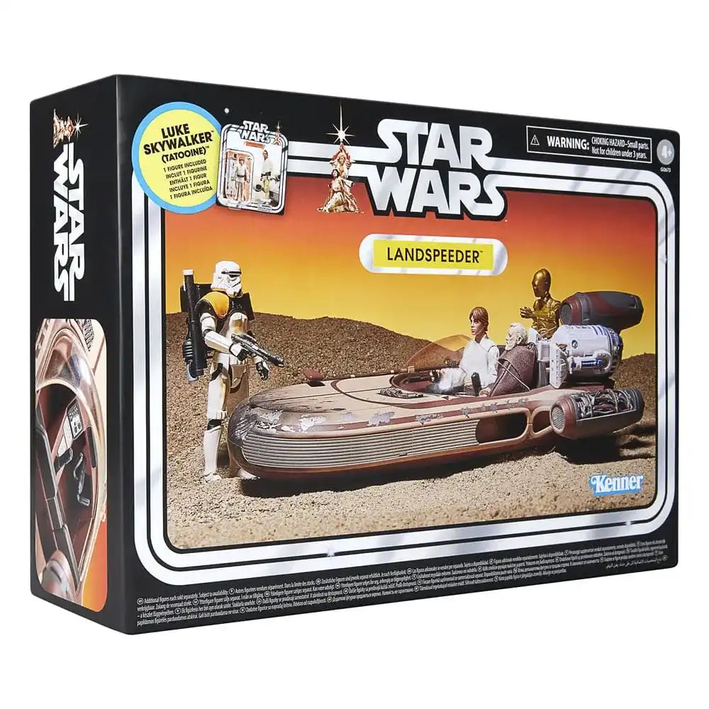Star Wars Episode IV Vintage Collection Fahrzeug mit Actionfigur Landspeeder & Luke Skywalker (Tatooine) - Smalltinytoystore