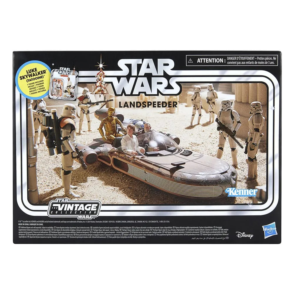 Star Wars Episode IV Vintage Collection Fahrzeug mit Actionfigur Landspeeder & Luke Skywalker (Tatooine) - Smalltinytoystore