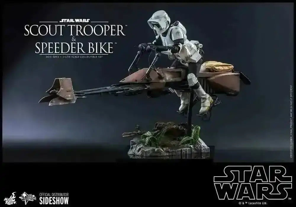 Star Wars Episode VI 1/6 Scout Trooper & Speeder Bike 30 cm HOT TOYS - Smalltinytoystore