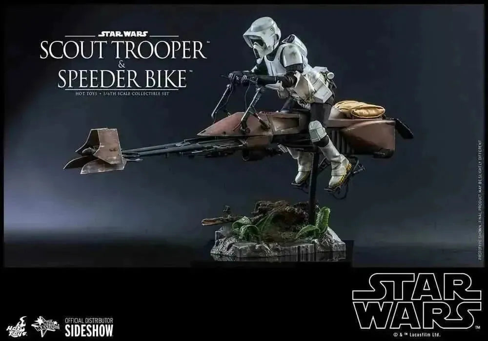 Star Wars Episode VI 1/6 Scout Trooper & Speeder Bike 30 cm HOT TOYS - Smalltinytoystore
