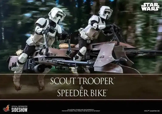 Star Wars Episode VI 1/6 Scout Trooper & Speeder Bike 30 cm HOT TOYS - Smalltinytoystore