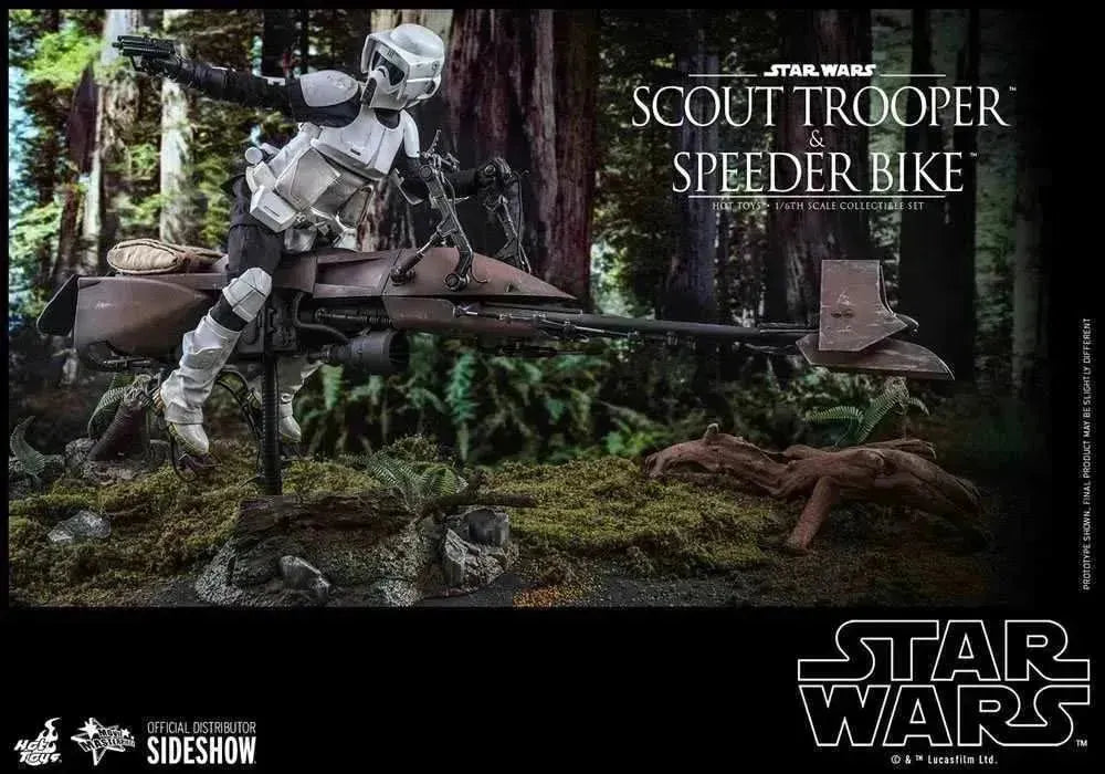 Star Wars Episode VI 1/6 Scout Trooper & Speeder Bike 30 cm HOT TOYS - Smalltinytoystore