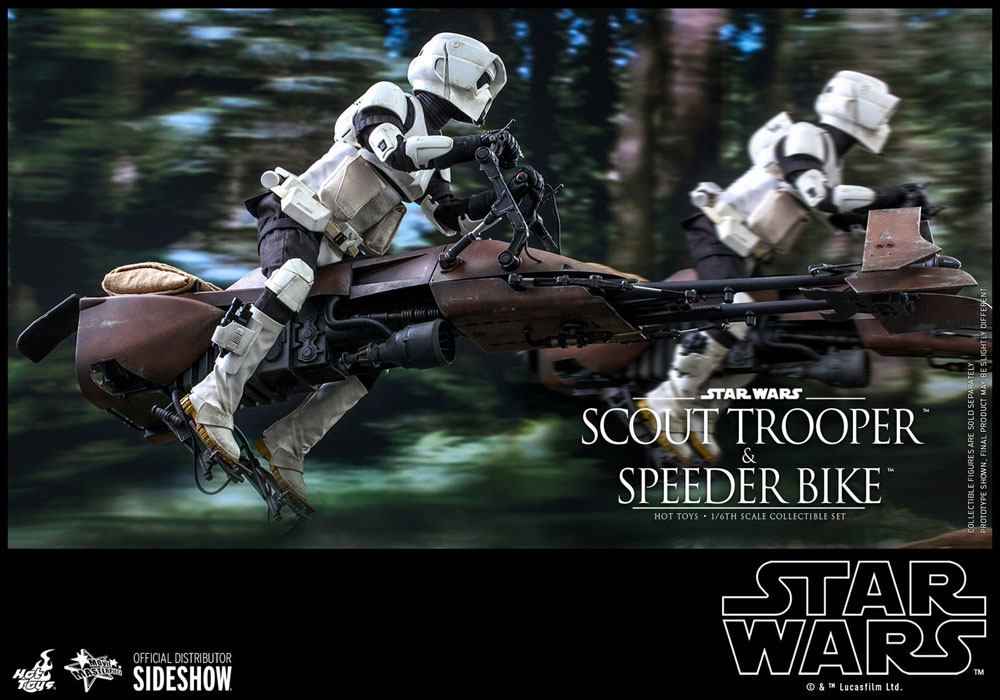 Star Wars Episode VI 1/6 Scout Trooper & Speeder Bike 30 cm - Smalltinytoystore