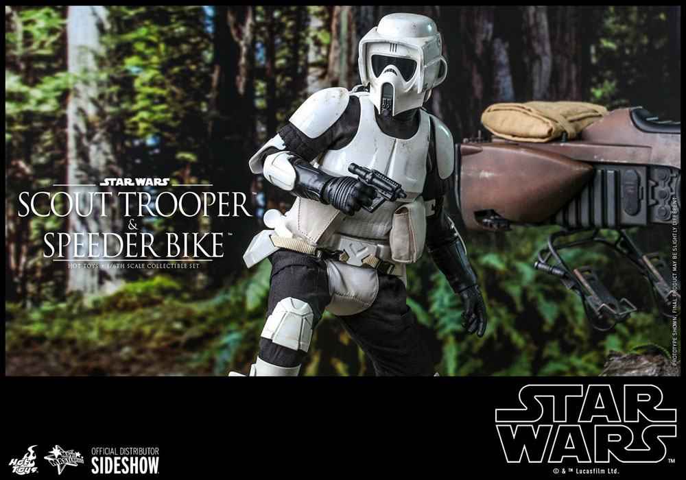 Star Wars Episode VI 1/6 Scout Trooper & Speeder Bike 30 cm - Smalltinytoystore