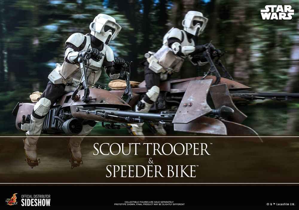 Star Wars Episode VI 1/6 Scout Trooper & Speeder Bike 30 cm - Smalltinytoystore