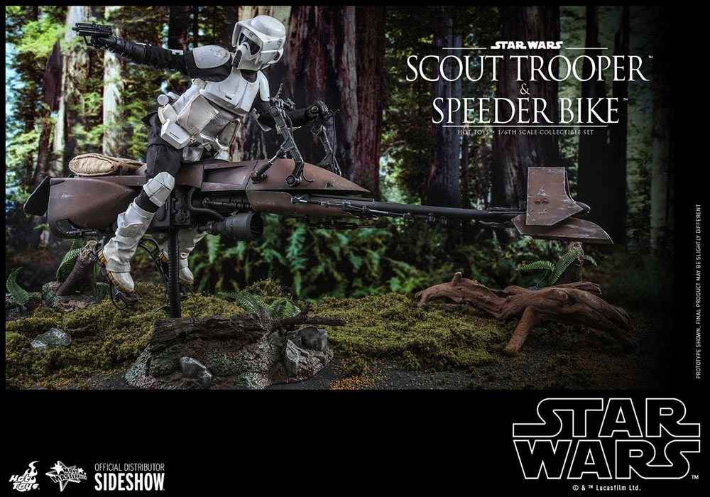 Star Wars Episode VI 1/6 Scout Trooper & Speeder Bike 30 cm - Smalltinytoystore