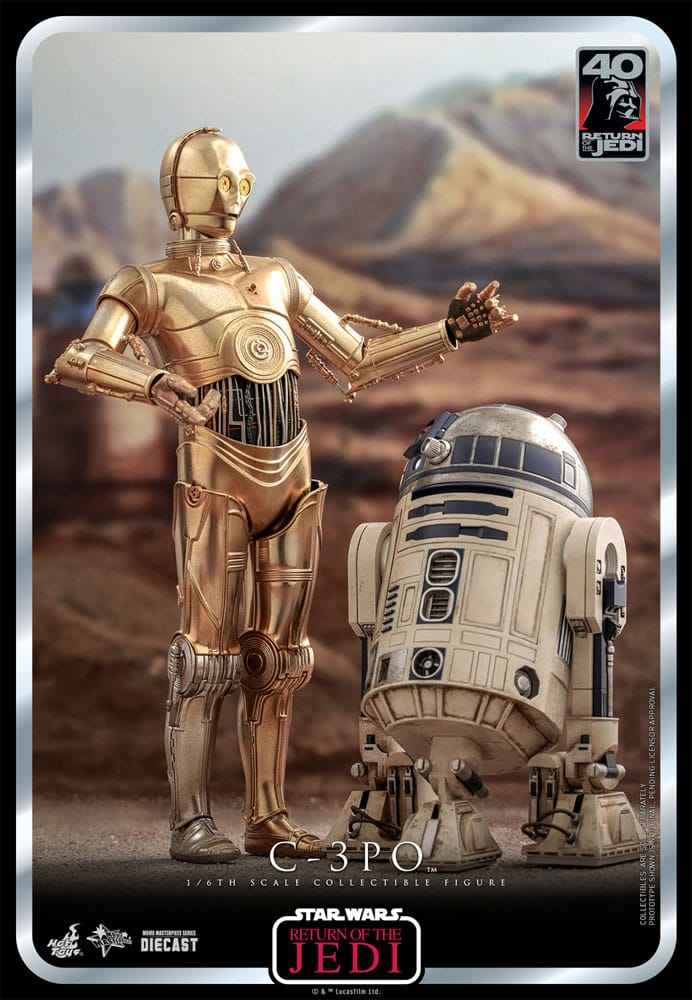 Star Wars Episode VI 40th Anniversary 1/6 C-3PO 29 cm - Smalltinytoystore