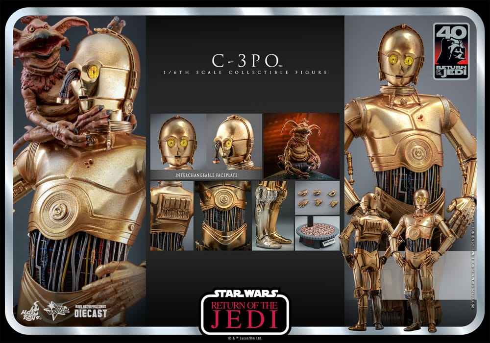 Star Wars Episode VI 40th Anniversary 1/6 C-3PO 29 cm - Smalltinytoystore