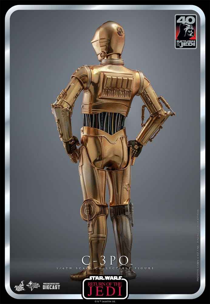 Star Wars Episode VI 40th Anniversary 1/6 C-3PO 29 cm - Smalltinytoystore