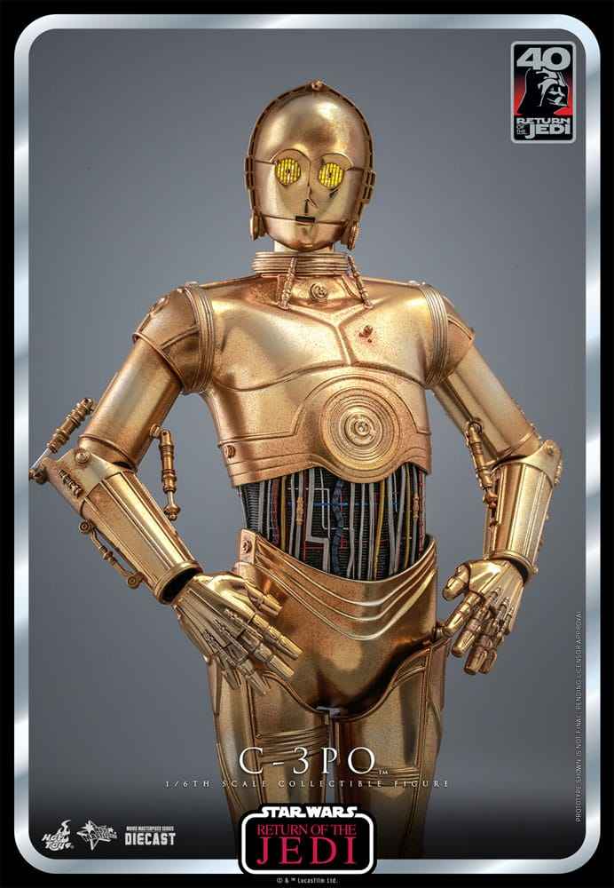 Star Wars Episode VI 40th Anniversary 1/6 C-3PO 29 cm - Smalltinytoystore