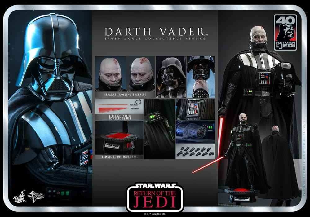 Star Wars Episode VI 40th Anniversary 1/6 Darth Vader Deluxe Version 35 cm HOT TOYS - Smalltinytoystore