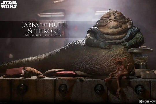 Star Wars Episode VI Actionfigur 1/6 Jabba the Hutt & Throne Deluxe 34 cm - Smalltinytoystore