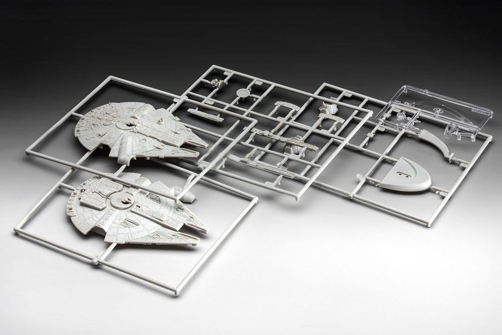 Star Wars Episode VII Modellbausatz 1/241 Millennium Falcon 10 cm - Smalltinytoystore