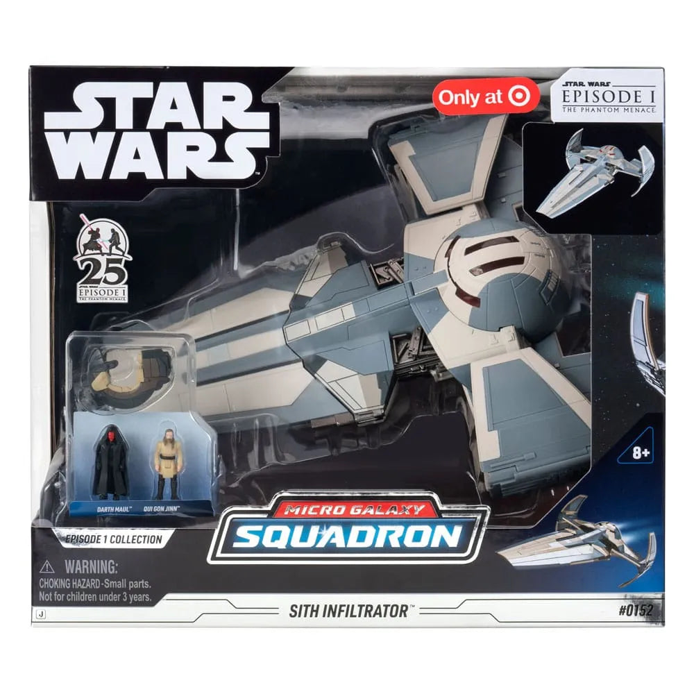 Star Wars Fahrzeug mit Figur Deluxe Armored Sith Infiltrator Episode 1 Collection 20 cm - Smalltinytoystore