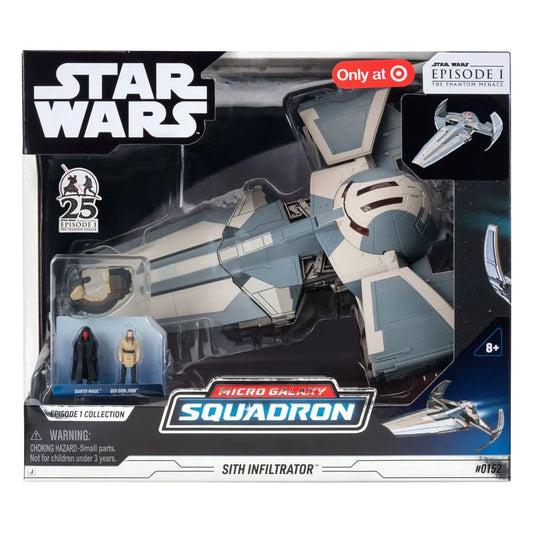 Star Wars Fahrzeug mit Figur Deluxe Armored Sith Infiltrator Episode 1 Collection 20 cm - Smalltinytoystore