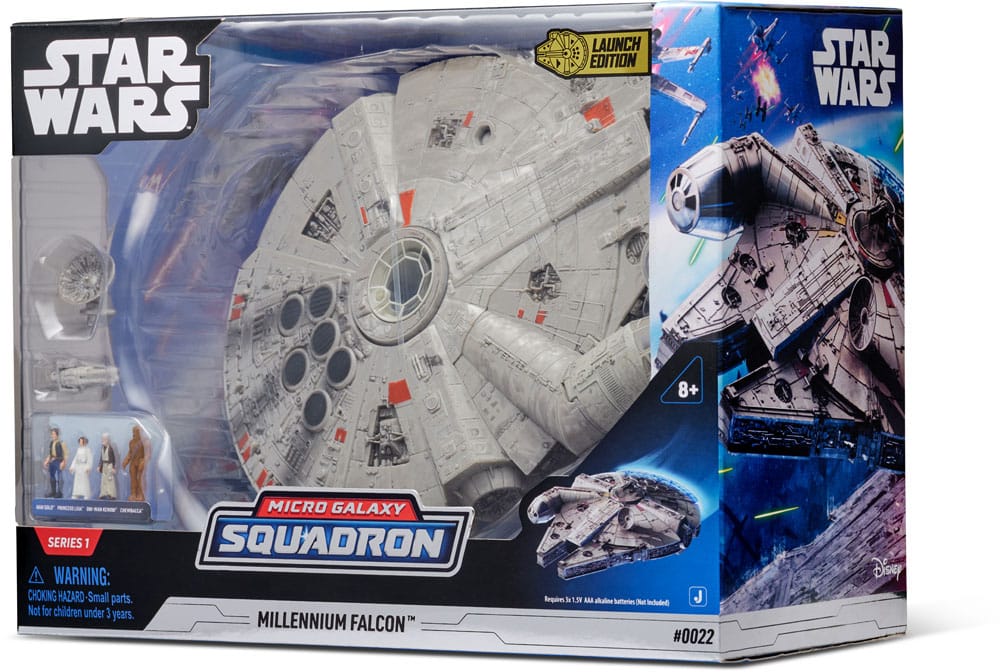 Star Wars Feature Fahrzeug mit Figur Millennium Falcon 23 cm - Smalltinytoystore
