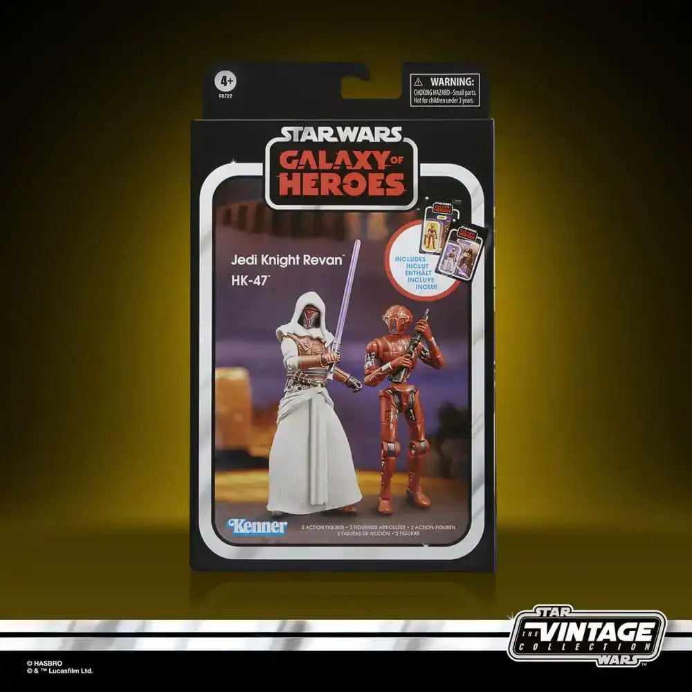 Star Wars: Galaxy of Heroes Vintage Collection Actionfiguren 2er-Pack Jedi Knight Revan & HK-47 10 cm - Smalltinytoystore