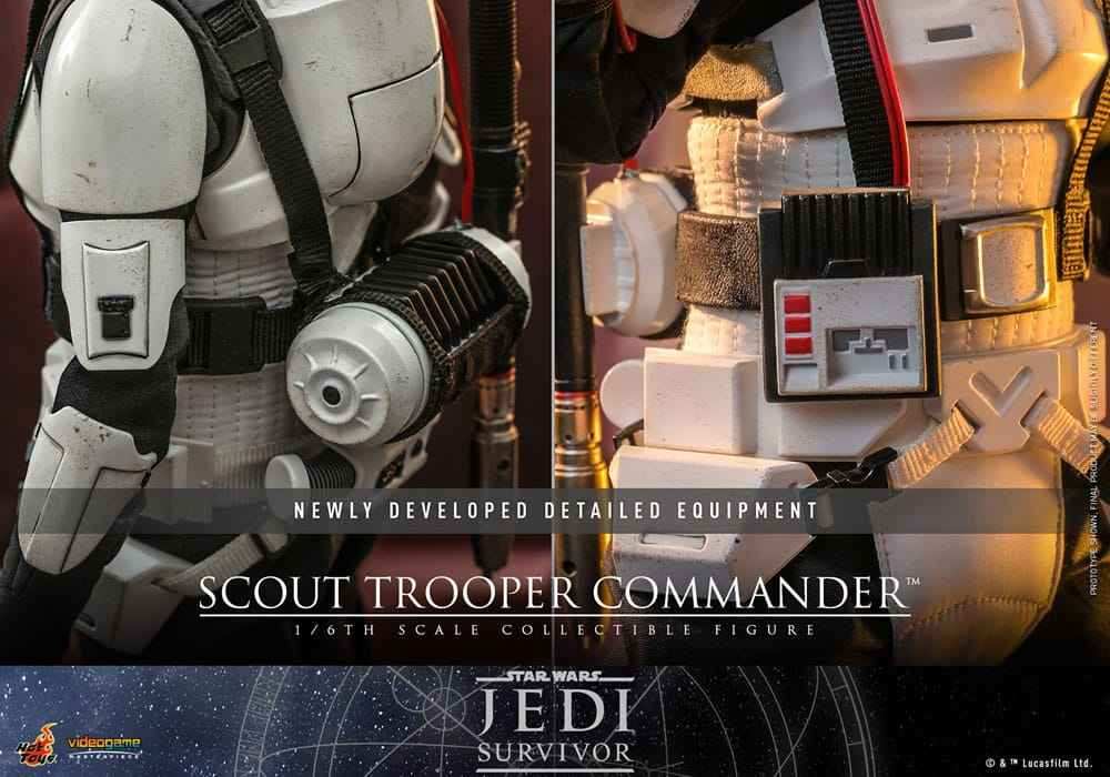 Star Wars Jedi Survivor Videogame Masterpiece 1/6 Scout Trooper Commander 30 cm - Smalltinytoystore