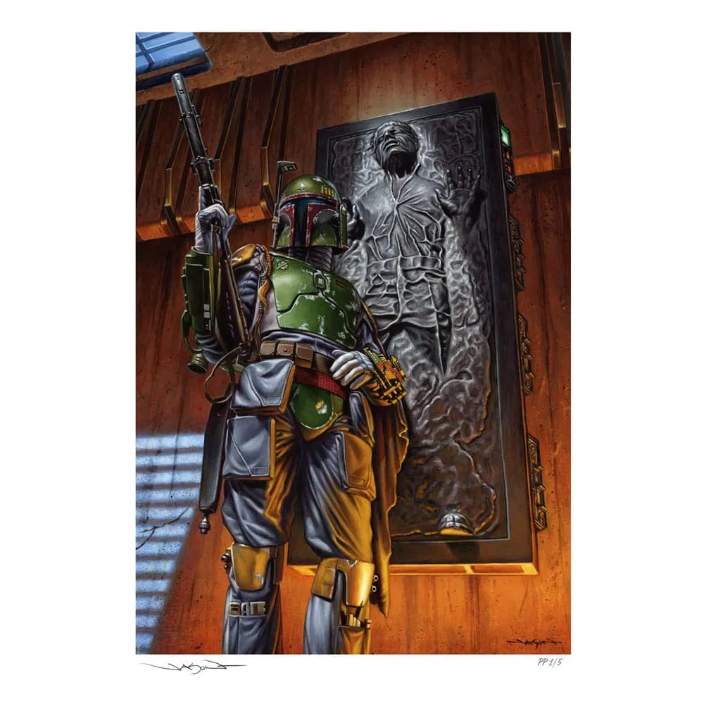 Star Wars Kunstdruck Boba Fett: The Bounty 46 x 61 cm - ungerahmt - Smalltinytoystore