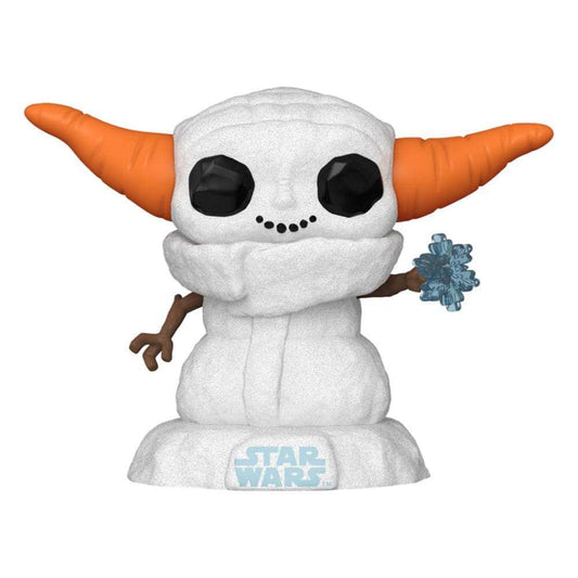 Star Wars: Mandalorian POP! Vinyl Figur Holiday Grogu SNWMN 9 cm - Smalltinytoystore